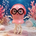 Cute Jellyfish Headphone Toy – Underwater Fun Edition