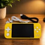X20 Mini Handheld Gaming Console – Yellow Portable Game Player