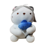 Cute Cat Plush Soft Toy with Fish