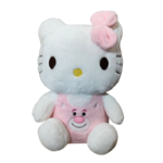 Cute Kitty Plush Soft Toy with Pink Bow