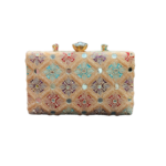 Champagne Sparkle Mirror Clutch