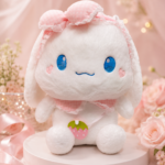 Sweet Strawberry Bunny Plush – Made for Cuddles