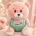 Sweet Pink Teddy Bear – Hello, Little Cuddle Buddy