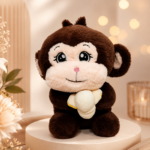 Cute Monkey Plush Toy – Sweet, Soft & Full of Charm