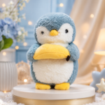 Adorable Blue Penguin Plush – Cozy, Cute & Huggable