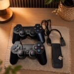 Game Stick Console with Dual Wired Controllers – Plug & Play TV Gaming Set