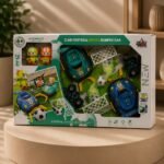 2.4G Football Match Bumper Car Set with Dual RC Cars, Goals & Footballs