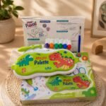Magic Palette Painting Set for Kids – 6 Color Creative Art Kit with Brush
