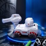 RC Stunt Battle Tank Toy with Remote Controller & Rechargeable Battery