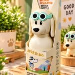 Cute 3D Dog Vacuum Insulated Kids Water Bottle – AFRESH365