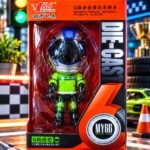 MY66 Die-Cast Racing Rider Action Figure – Green Motorcycle Racer Toy | Collectible Model