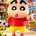 Cute Shinchan Cartoon Action Figure – 3D Collectible Toy & Kids Room Decor