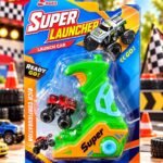 Super Launcher Monster Truck Toy – Mini Racing Car with Handheld Launcher | Fun Racing Toy for Kids | 3+ Years