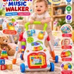 ToyBoi Children's Musical Baby Walker – 3-in-1 Activity Walker with Piano, Lights, Sounds & Educational Toys | 3M+